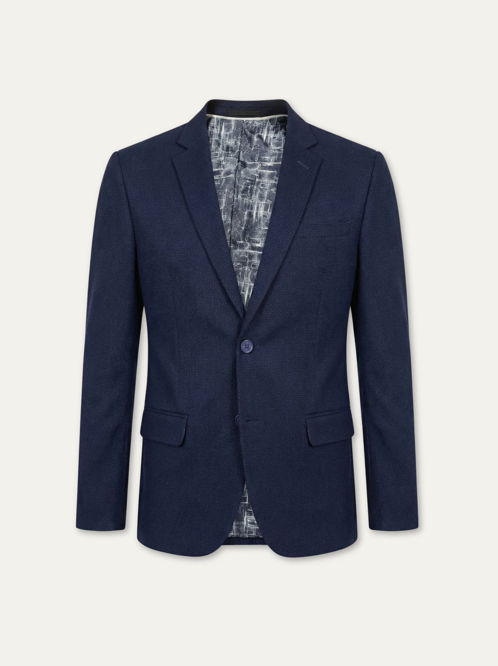 Pánske sako BERGAMO s grafickou podšívkou - Franco fashion