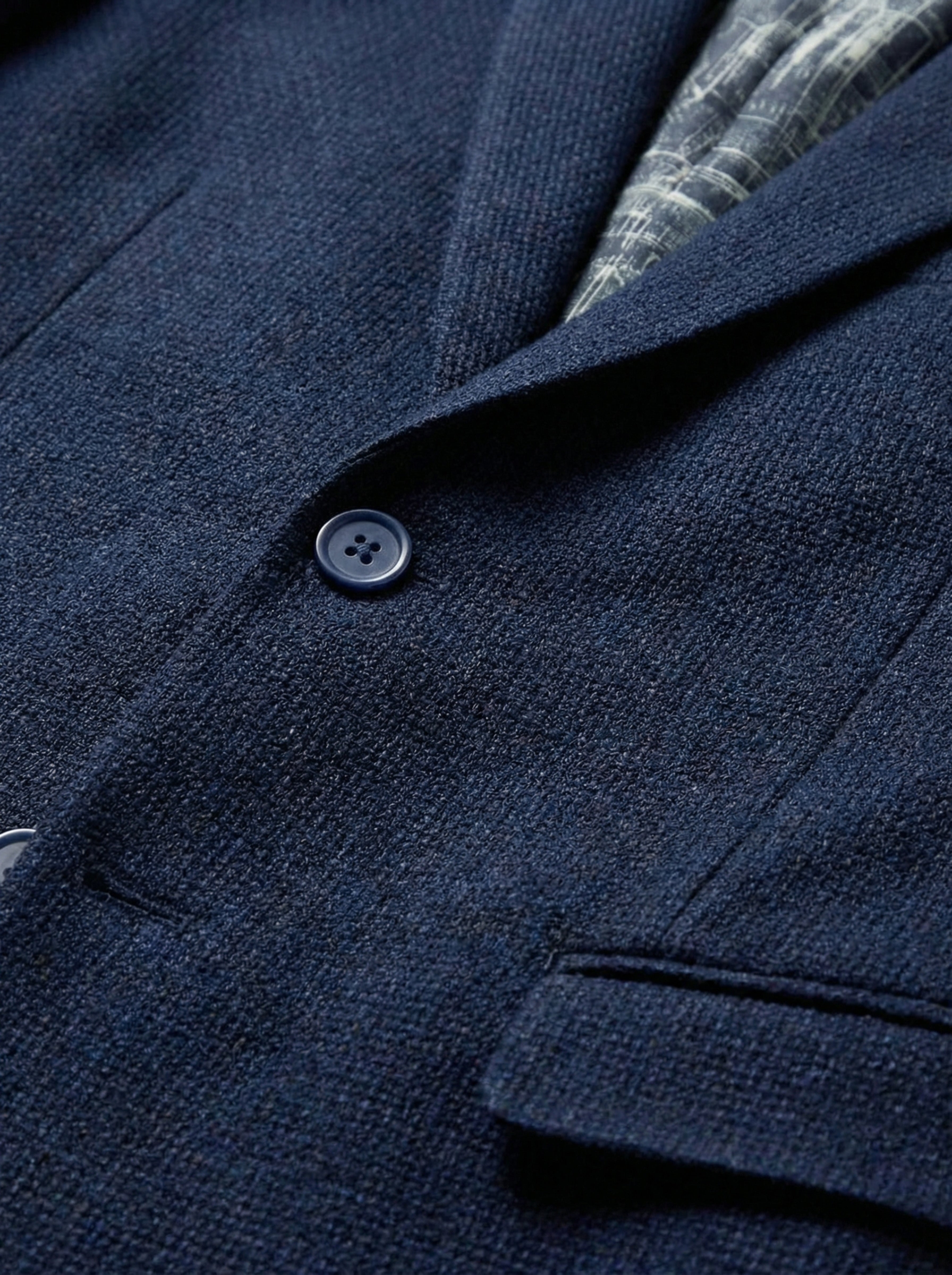 Pánske sako BERGAMO s grafickou podšívkou - Franco fashion