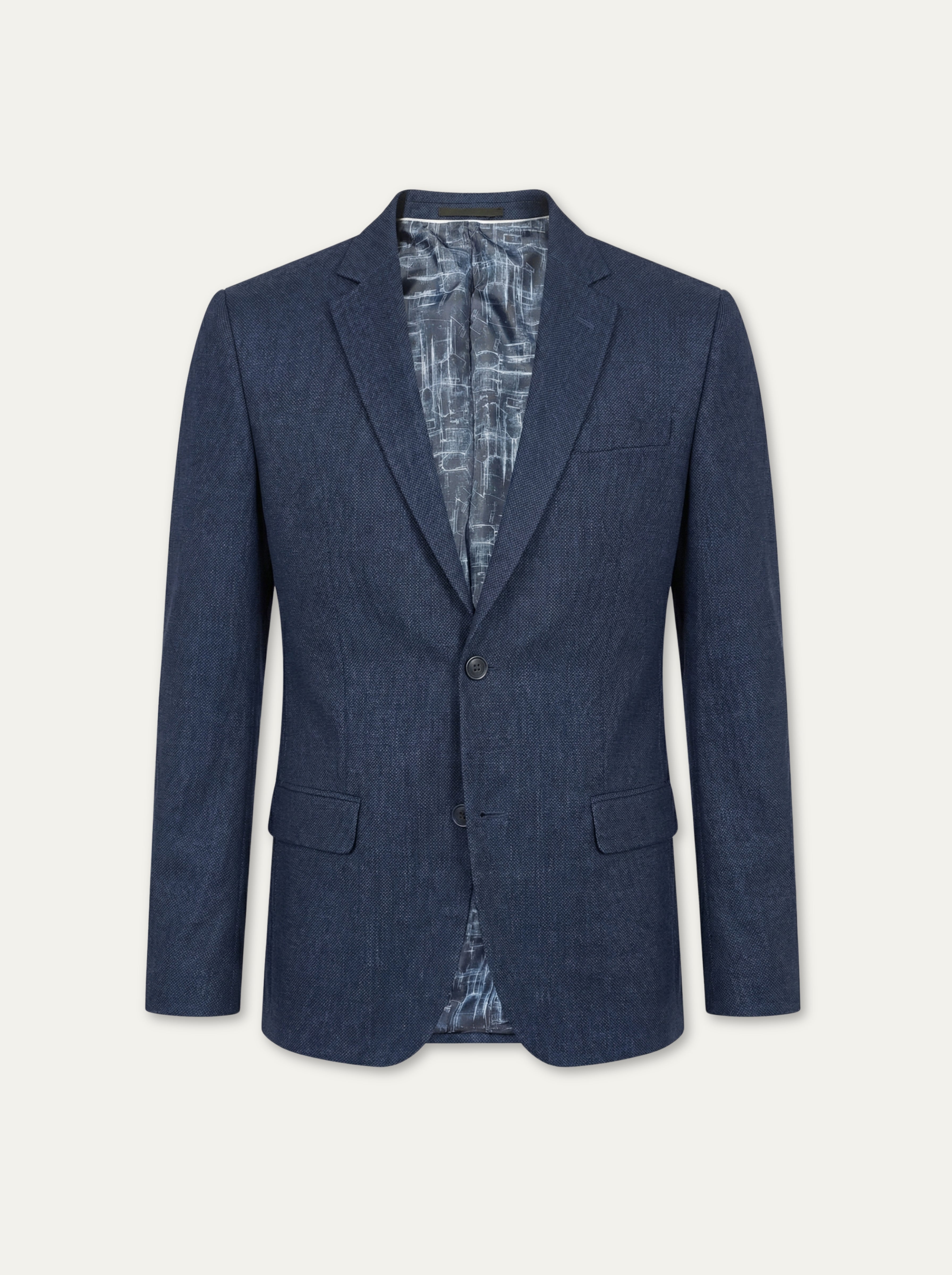 Pánske sako DANTE s výraznou grafickou podšívkou - Franco fashion