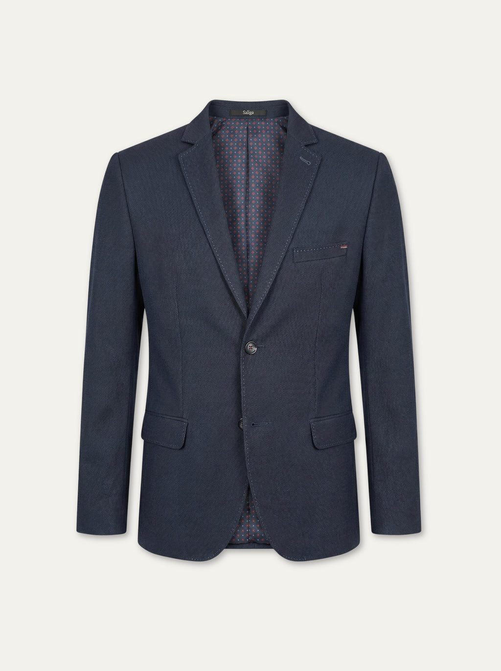 Pánske sako LEON s bodkovanou podšívkou - Franco fashion