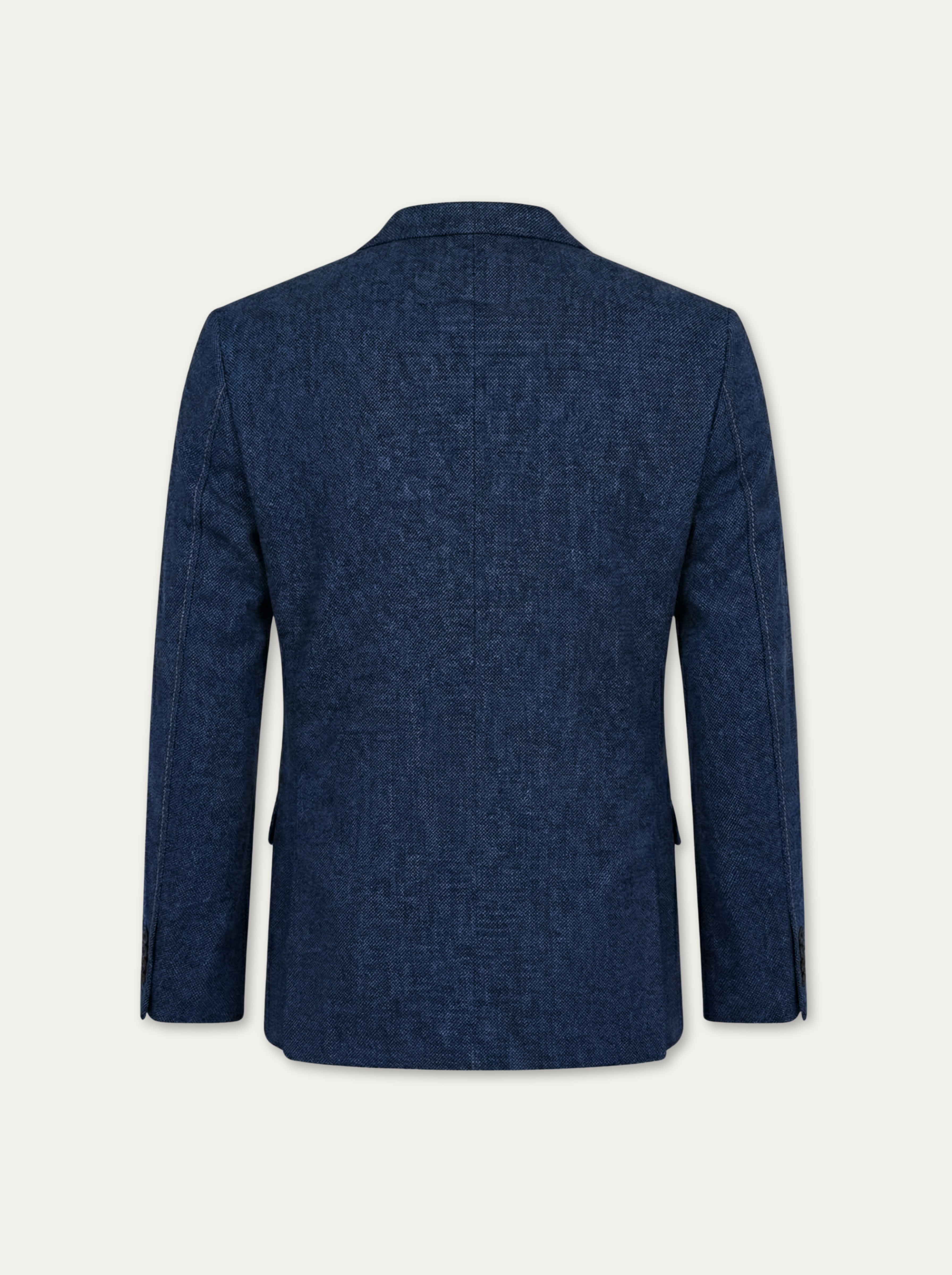 Pánske sako NAVY  s kontrastnými detailmi - Franco fashion