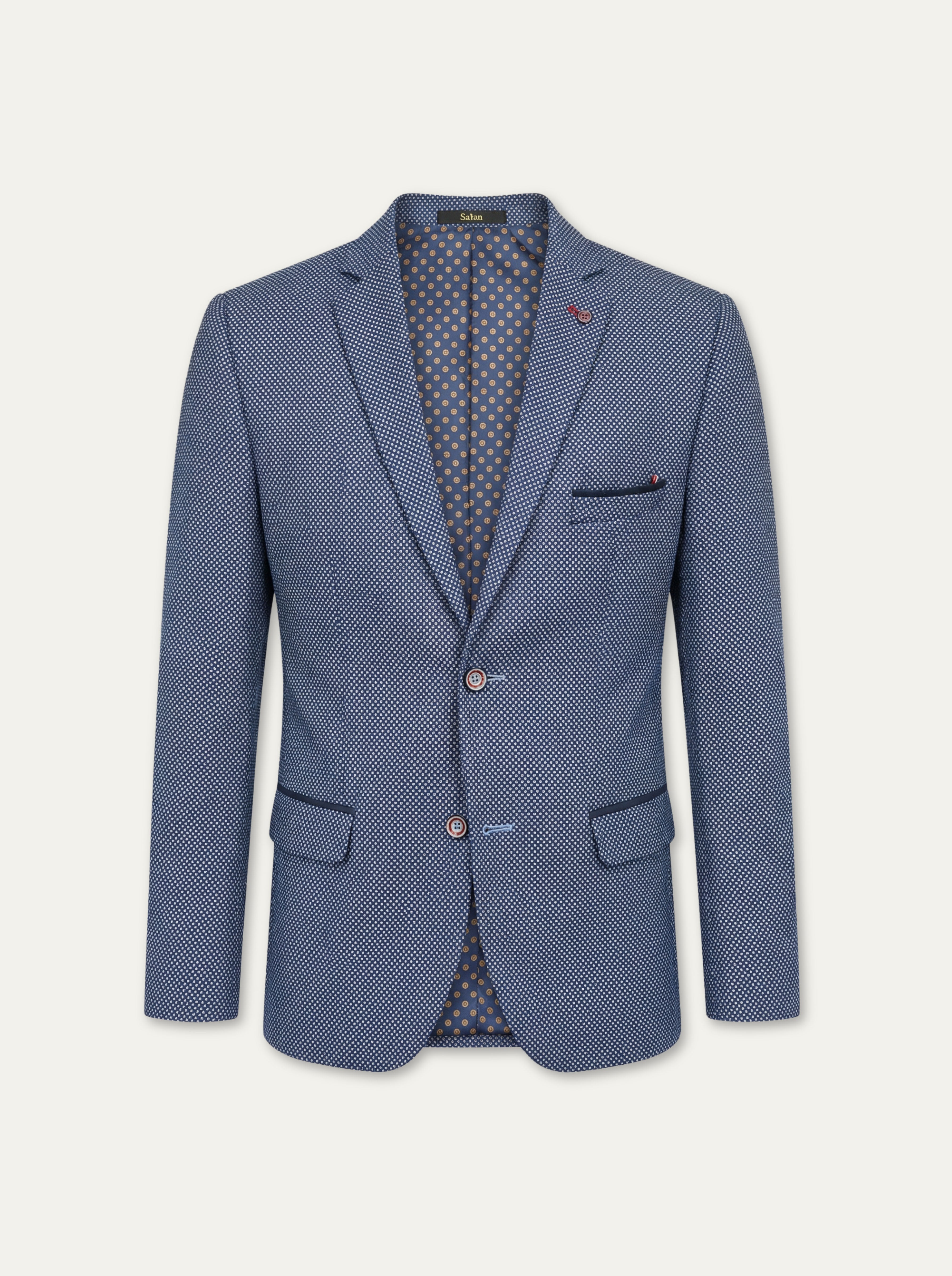 Pánske sako PRATO s mikrovzorom - Franco fashion