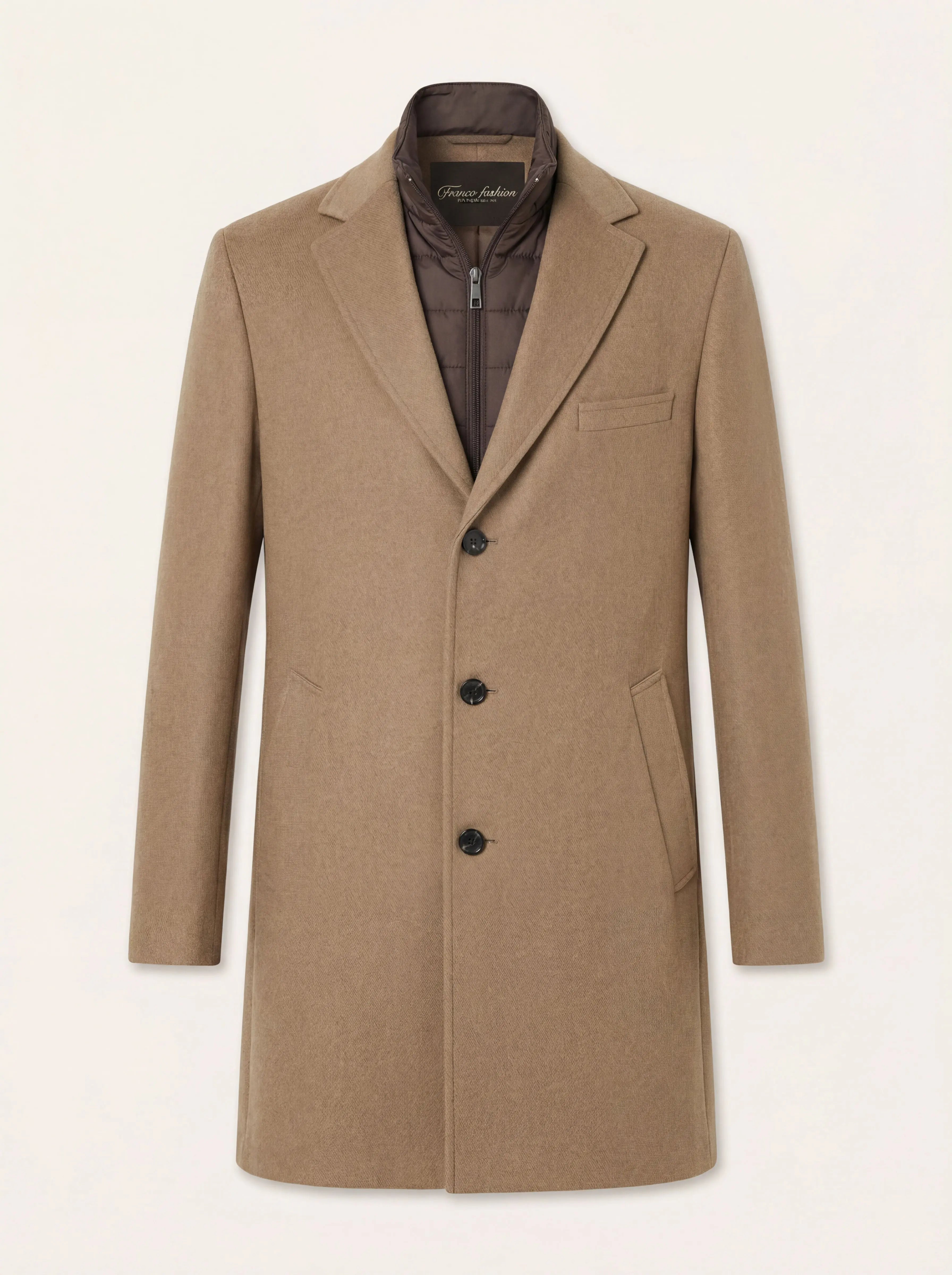 Pánsky Kabát Caminare - Elegantný Zimný Kabát - Franco fashion