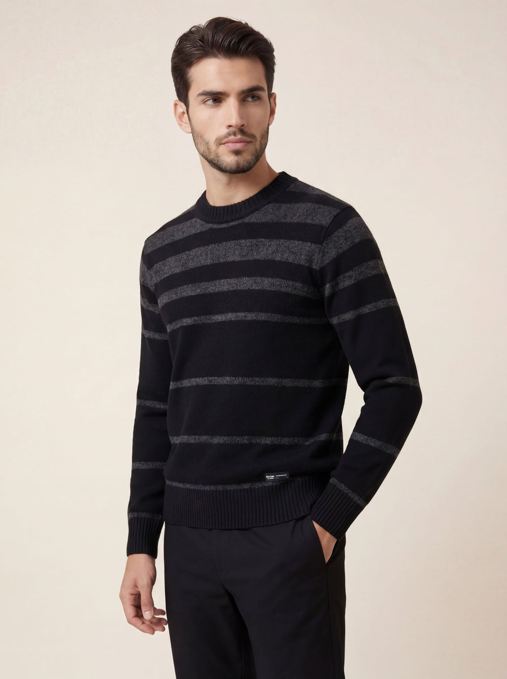 Pánsky Pulóver Cons Jeans - Casual Pulóver - Franco fashion