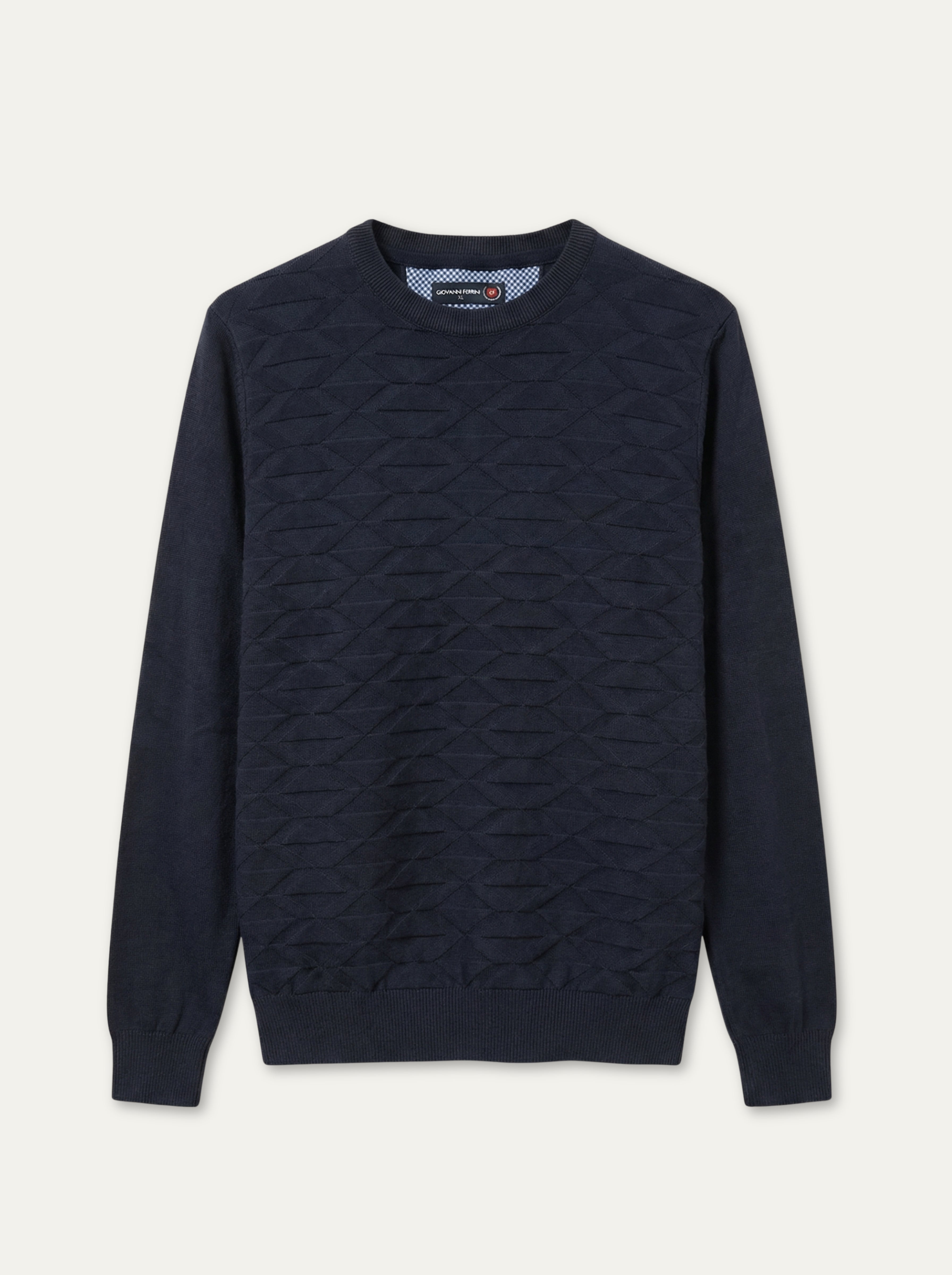 Pánsky pulóver s jemným vzorom Giovanni Ferinni - Franco fashion