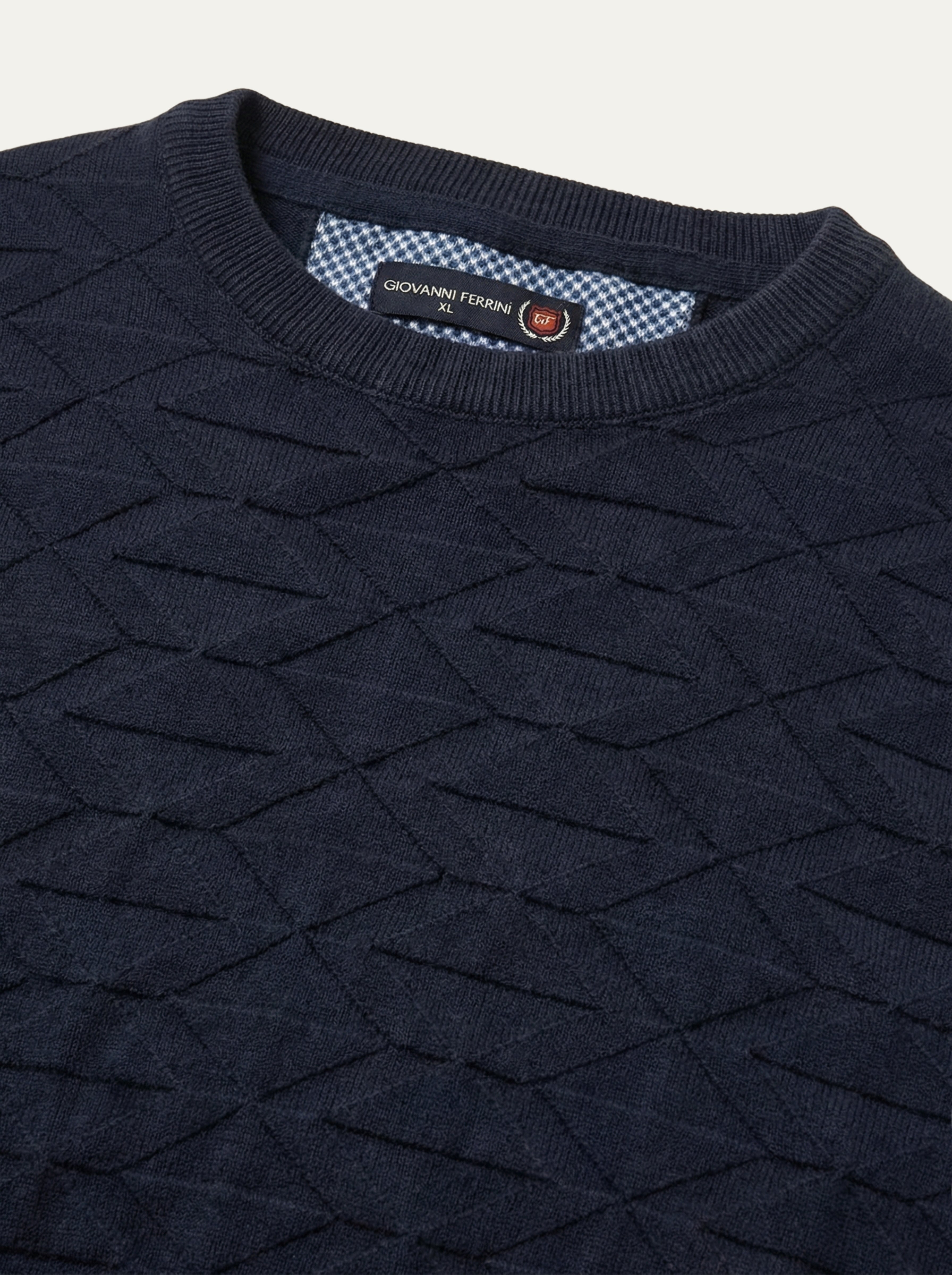 Pánsky pulóver s jemným vzorom Giovanni Ferinni - Franco fashion