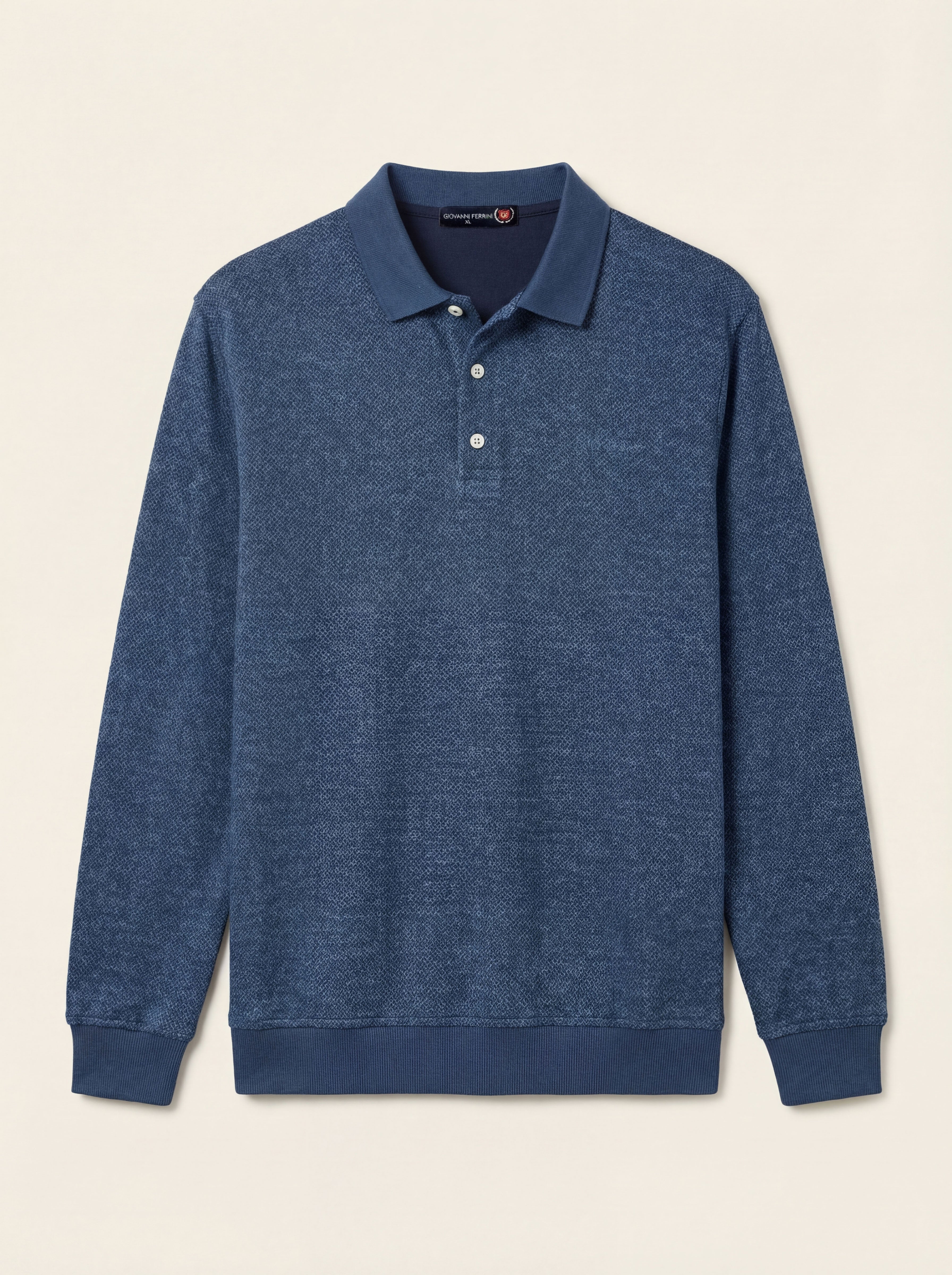 Pánska Polokošeľa Giovanni Ferinni s Dlhým Rukávom - Štýlová Bavlnená Polokošeľa