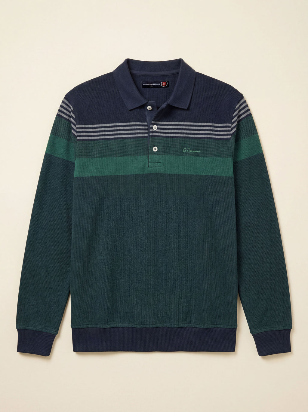 Pánska Polokošeľa Giovanni Ferinni s Dlhým Rukávom - Elegantná Polokošeľa