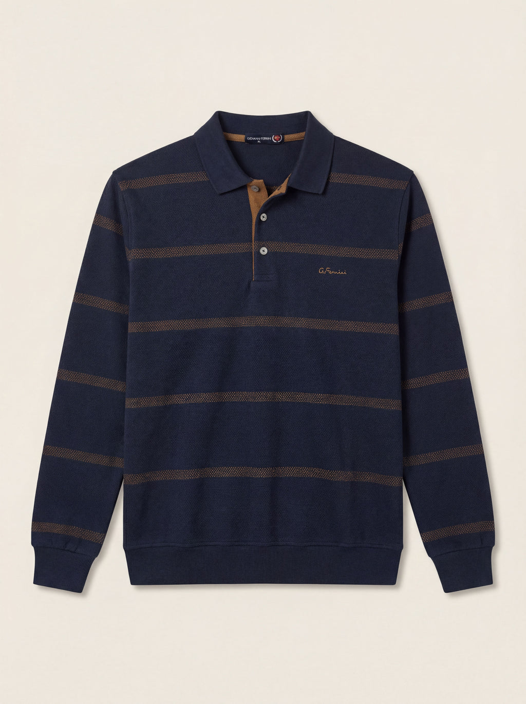 Pánska Polokošeľa Giovanni Ferinni s Dlhým Rukávom - Elegantná Polokošeľa