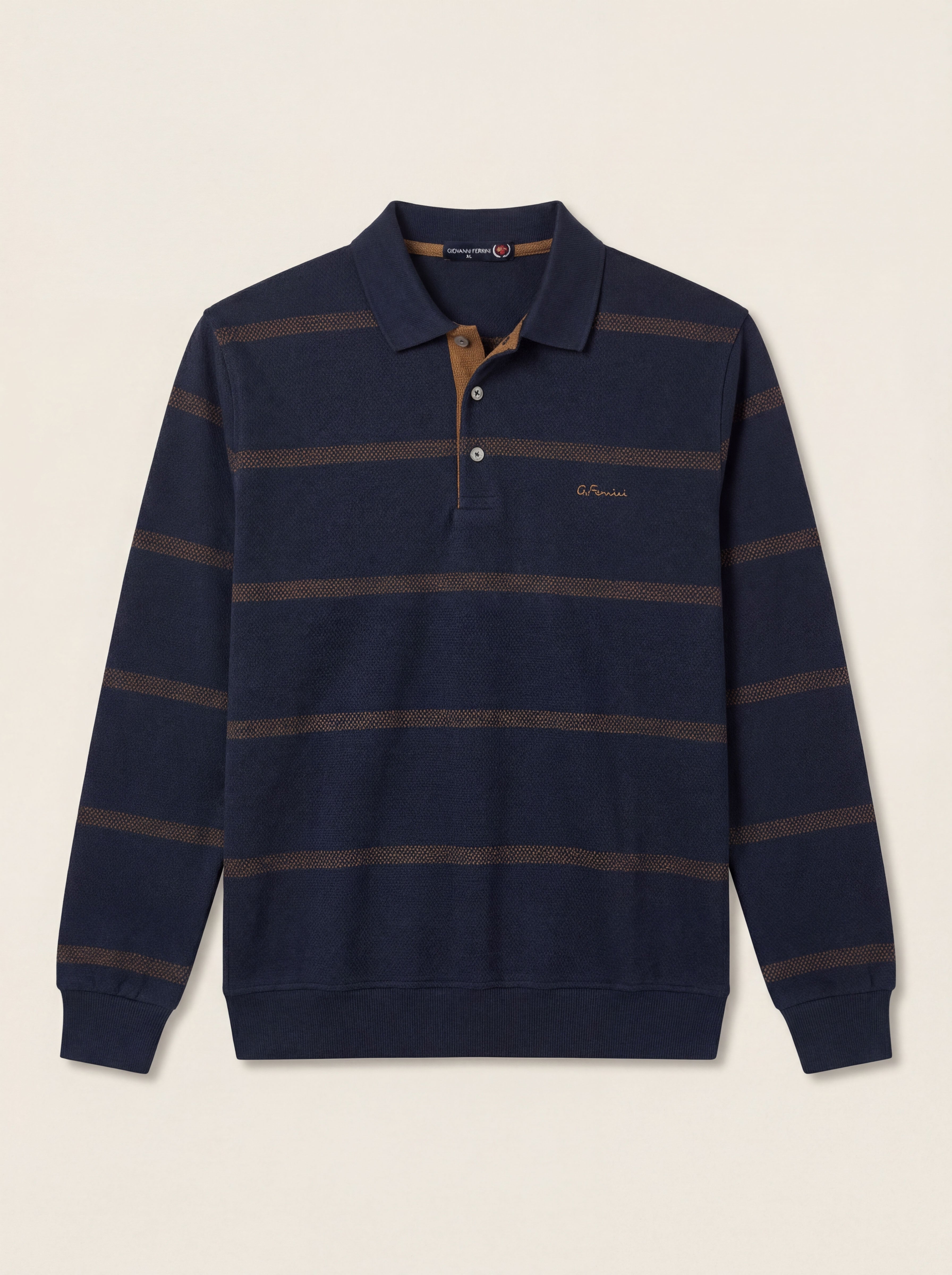 Pánska Polokošeľa Giovanni Ferinni s Dlhým Rukávom - Elegantná Polokošeľa