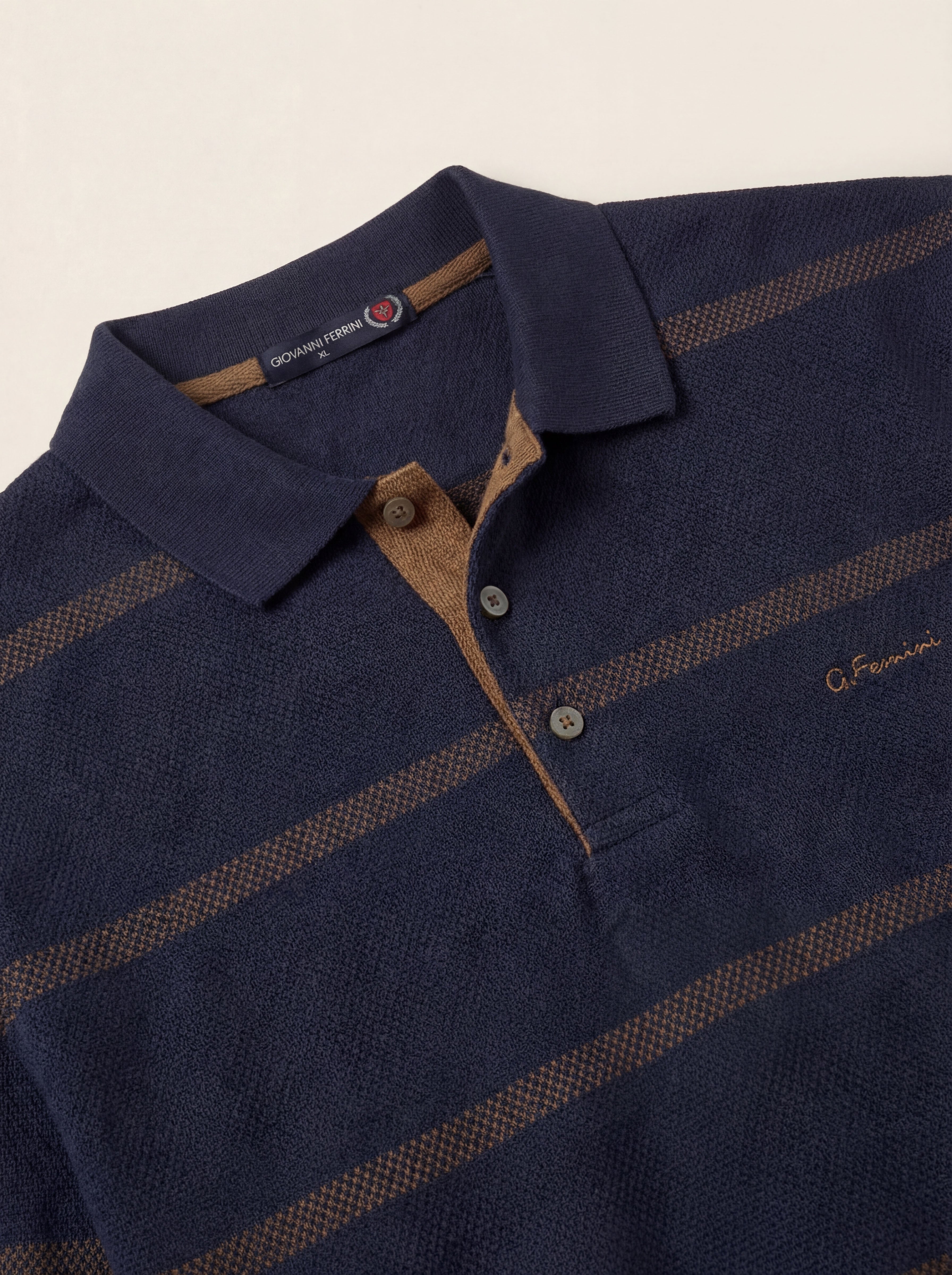 Pánska Polokošeľa Giovanni Ferinni s Dlhým Rukávom - Elegantná Polokošeľa