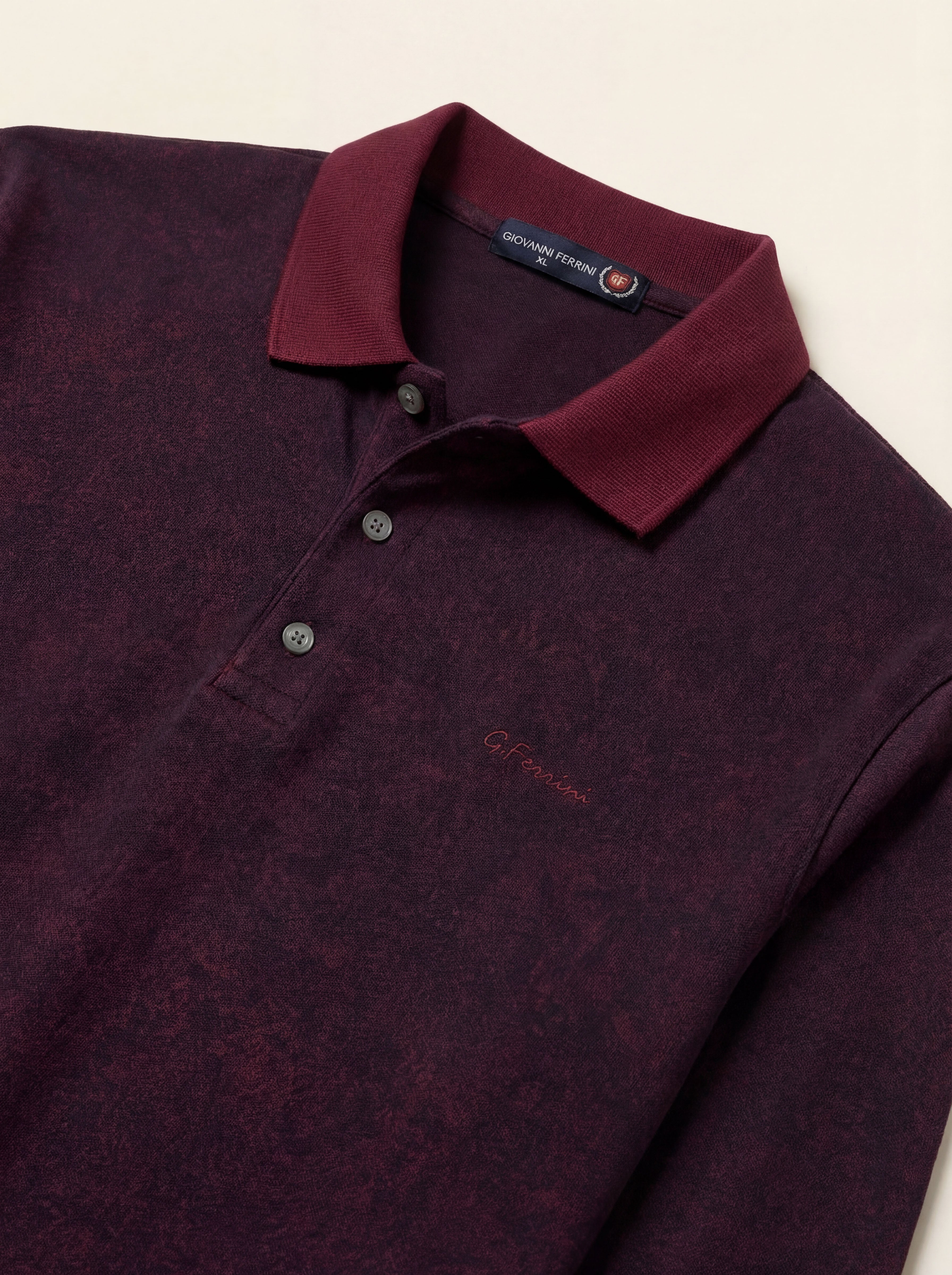 Pánska Polokošeľa Giovanni Ferinni s Dlhým Rukávom - Štýlová Bavlnená Polokošeľa