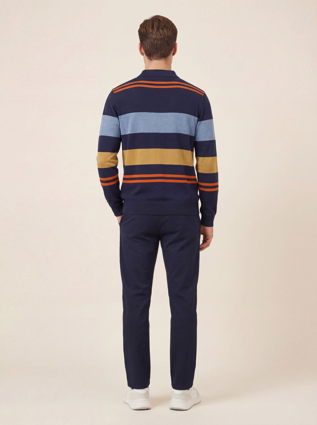 Pánska Polokošeľa Giovanni Ferinni s Dlhým Rukávom - Moderný Dizajn