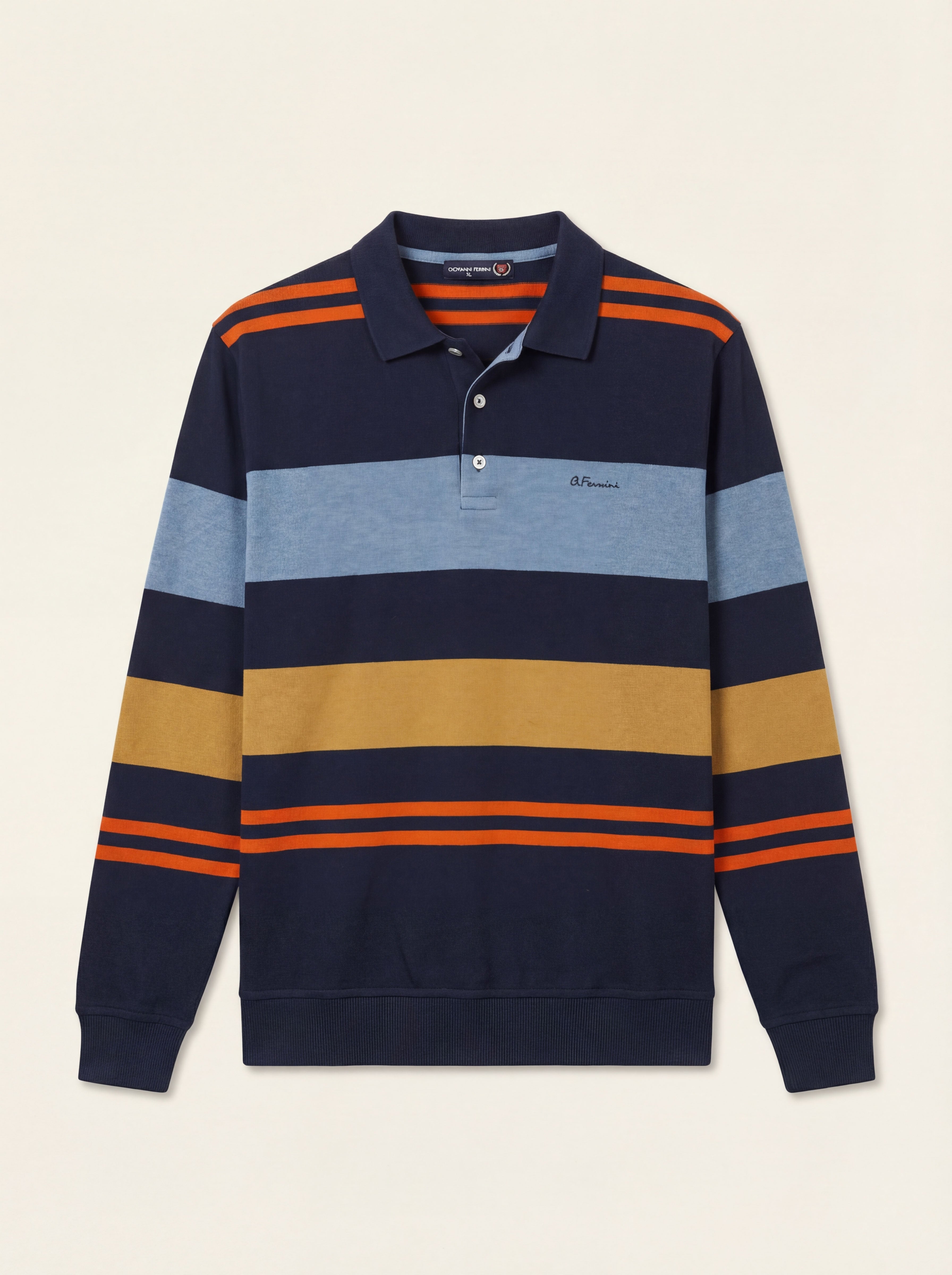 Pánska Polokošeľa Giovanni Ferinni s Dlhým Rukávom - Moderný Dizajn