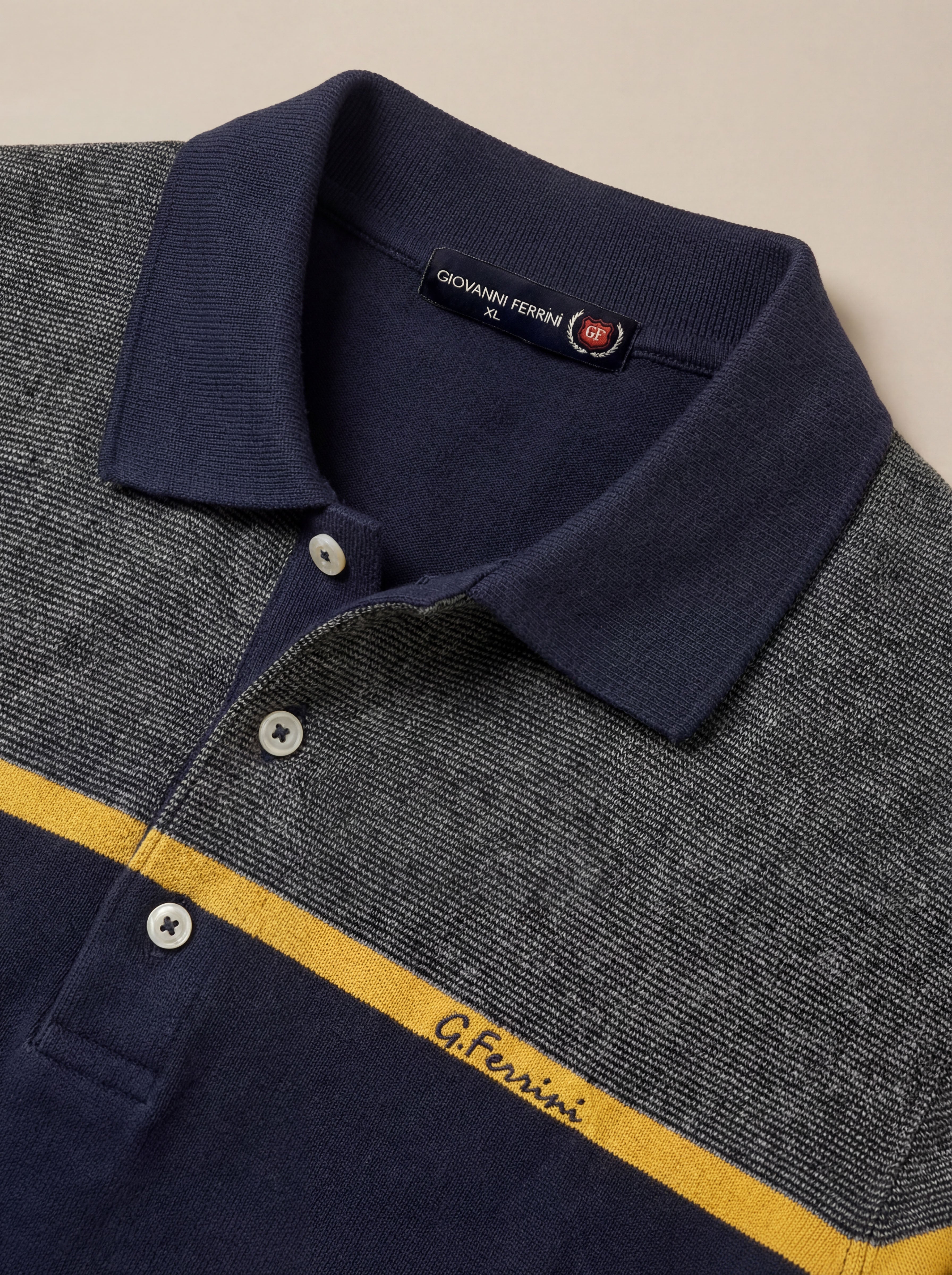 Pánska Polokošeľa Giovanni Ferinni s Dlhým Rukávom - Elegantná Polokošeľa