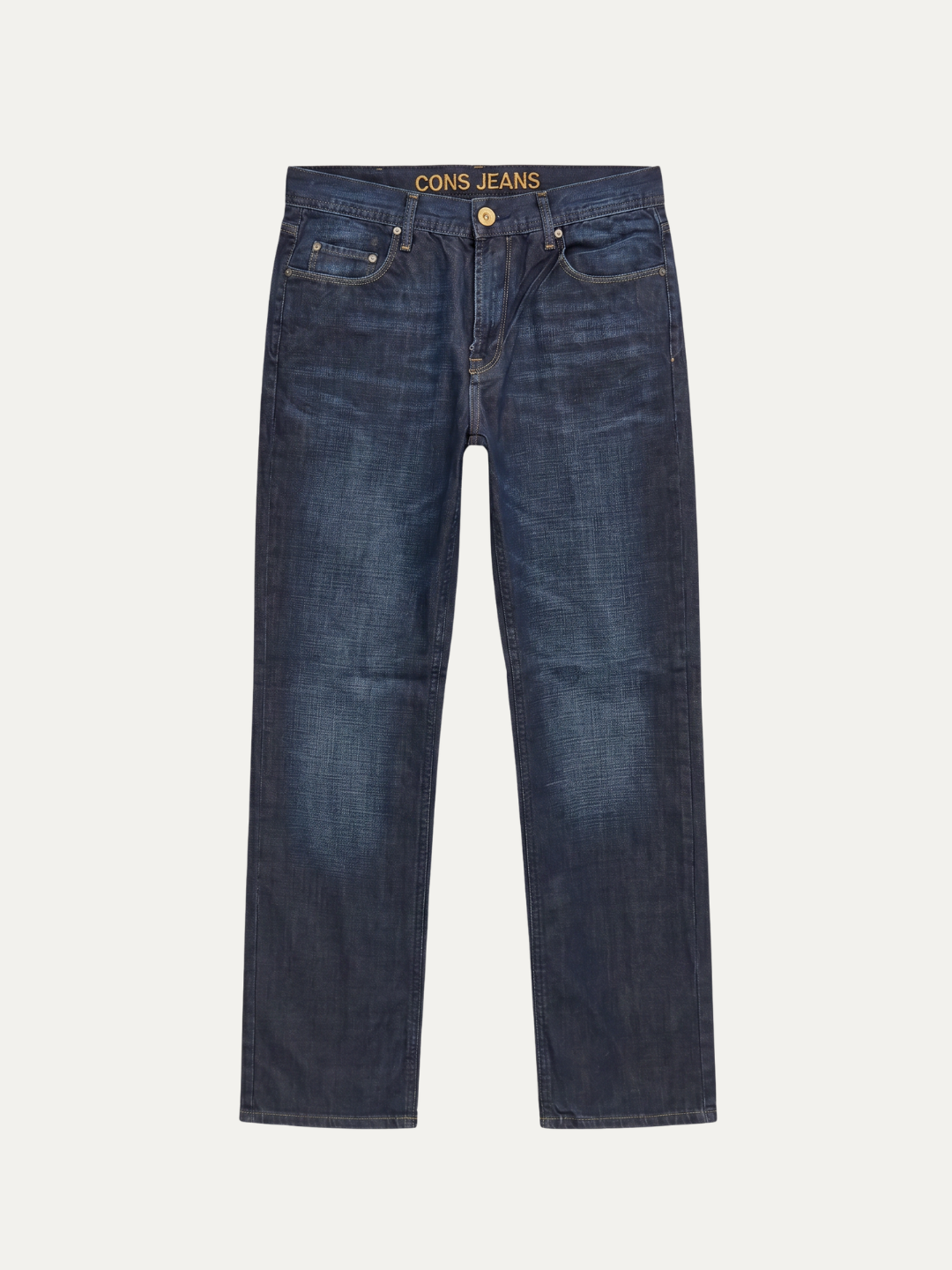 Pánske Džínsy – Tmavo Modrá Dark Wash Straight -9