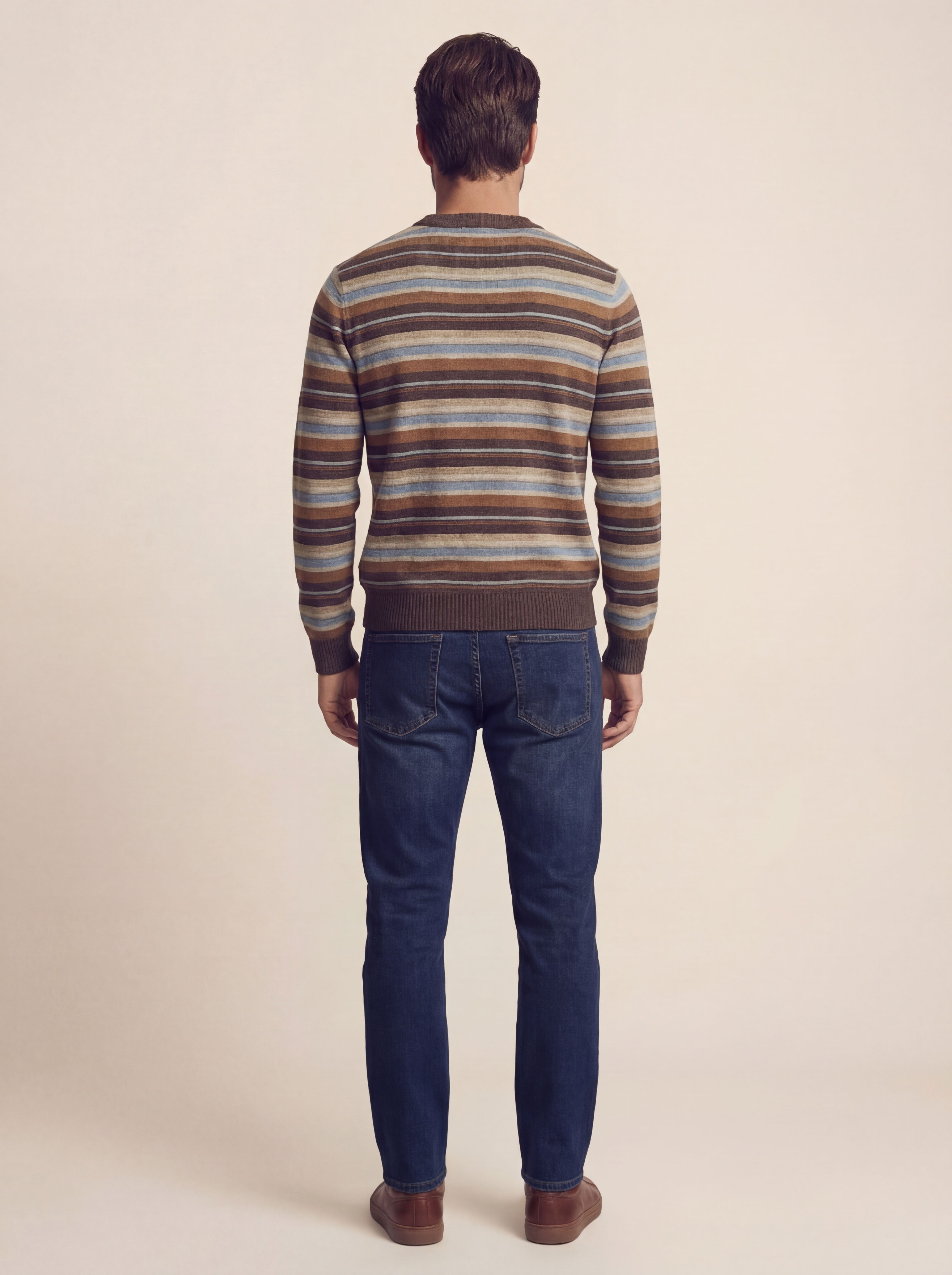 Pánsky Pulóver Cons Jeans Svetlomodrý - Casual Pulóver